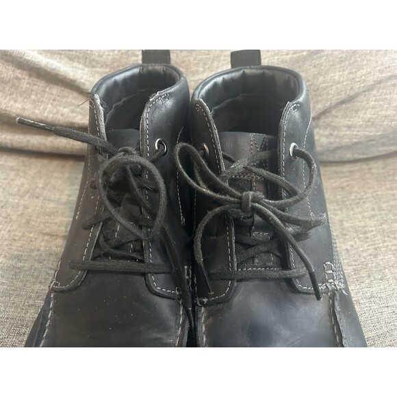 Timberland Grantly Moc Toe Chukka Boots Mens Size 10.5 Leather Black - Picture 7 of 14